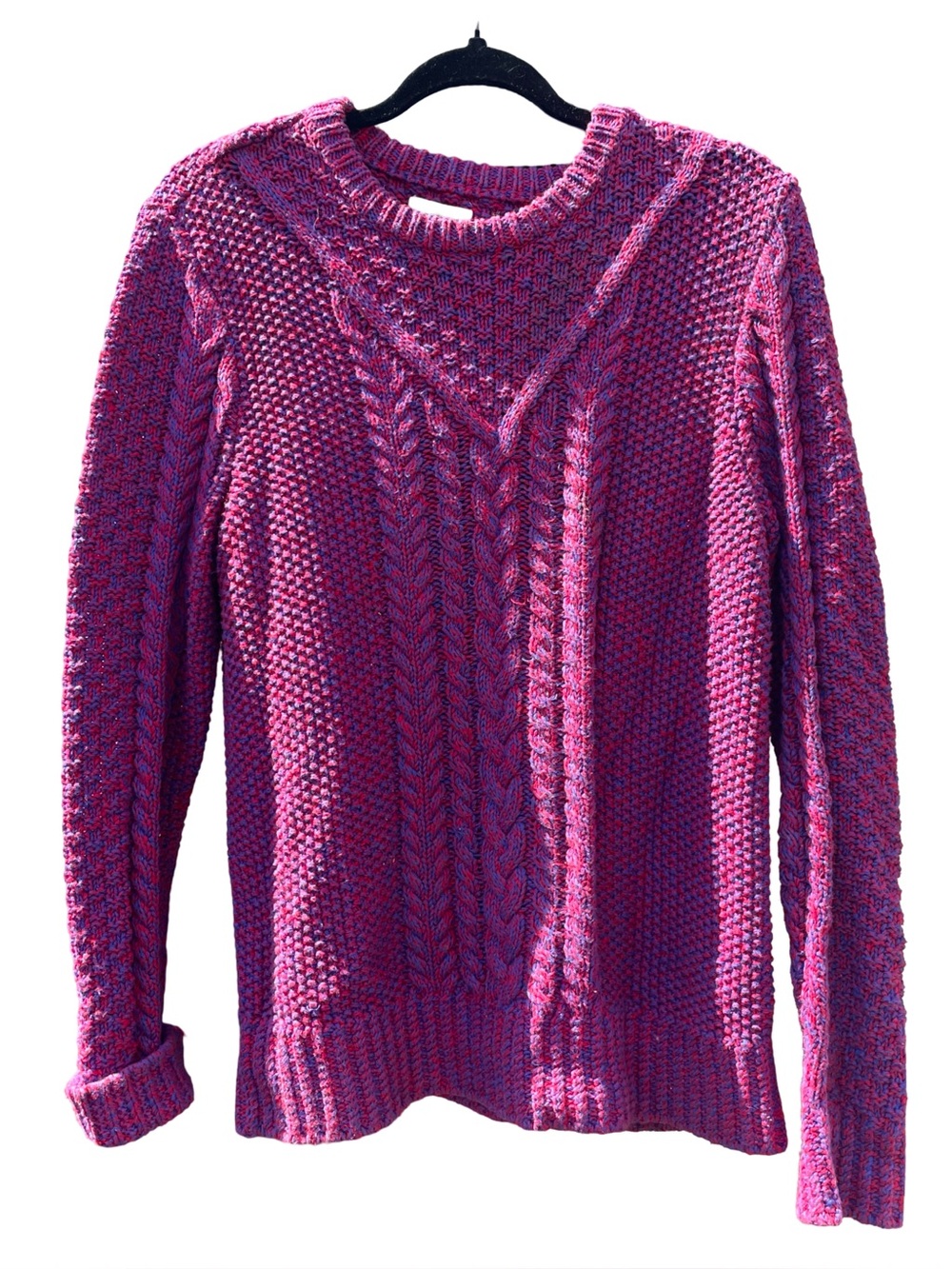 Vintage LL Bean cotton knit sweater Small